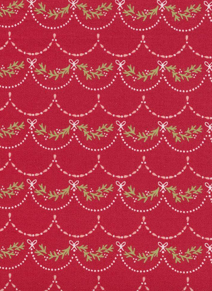 Joyful Joyful Garland By Stacy Iest Hsu For Moda Poinsettia