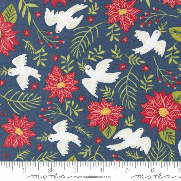 Joyful Joyful Large Floral By Stacy Iest Hsu For Moda Midnight