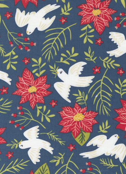 Joyful Joyful Large Floral By Stacy Iest Hsu For Moda Midnight