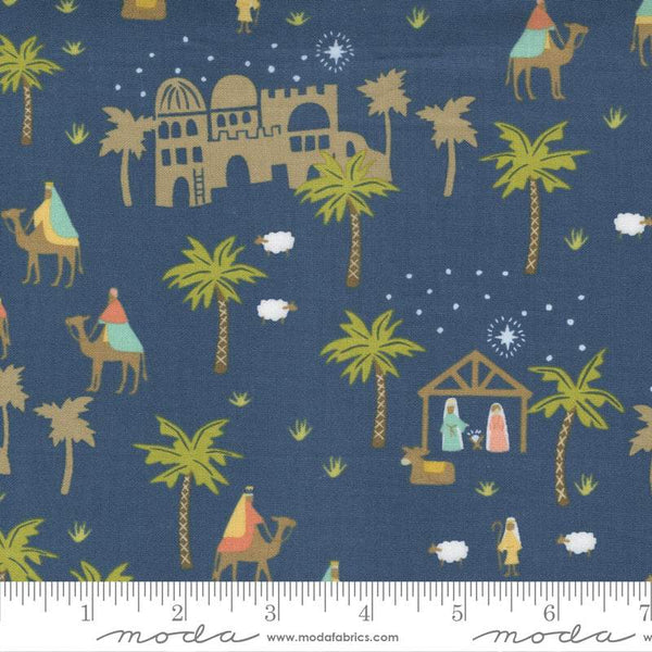 Joyful Joyful Oh Little Town By Stacy Iest Hsu For Moda Midnight