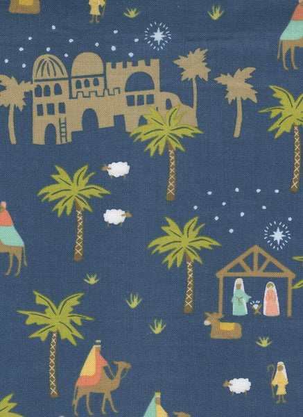 Joyful Joyful Oh Little Town By Stacy Iest Hsu For Moda Midnight