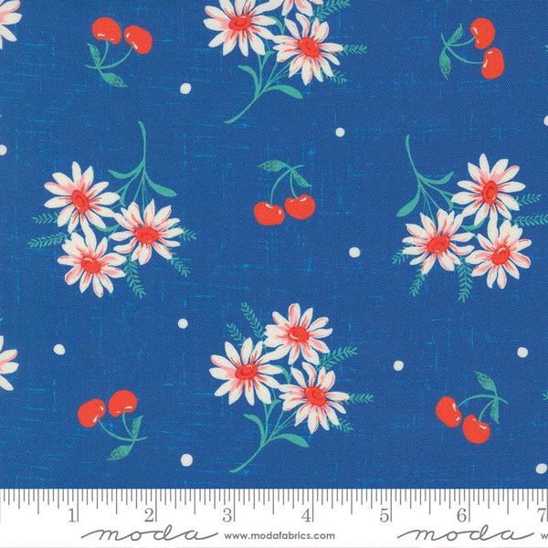 Julia Cherry Daisy By Crystal Manning For Moda Delft
