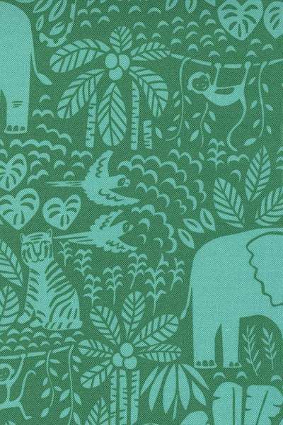 Jungle Paradise Elephants by Stacy Iest Hsu for Moda Monstera