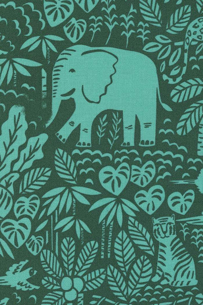 Jungle Paradise Elephants by Stacy Iest Hsu for Moda Palm