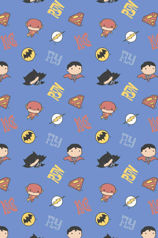 Justice League Boy Editorial Blue