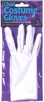 Kid's Gloves White