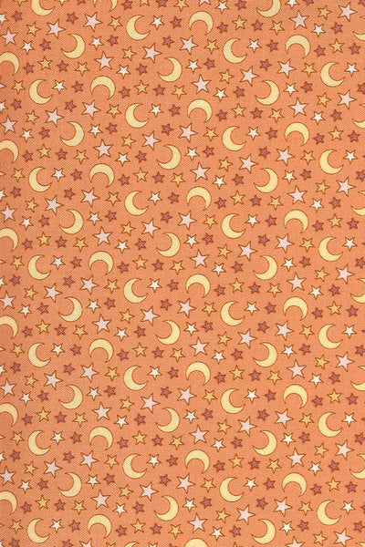 Kitty Corn Moon & Stars By Urban Chiks For Moda Pumpkin