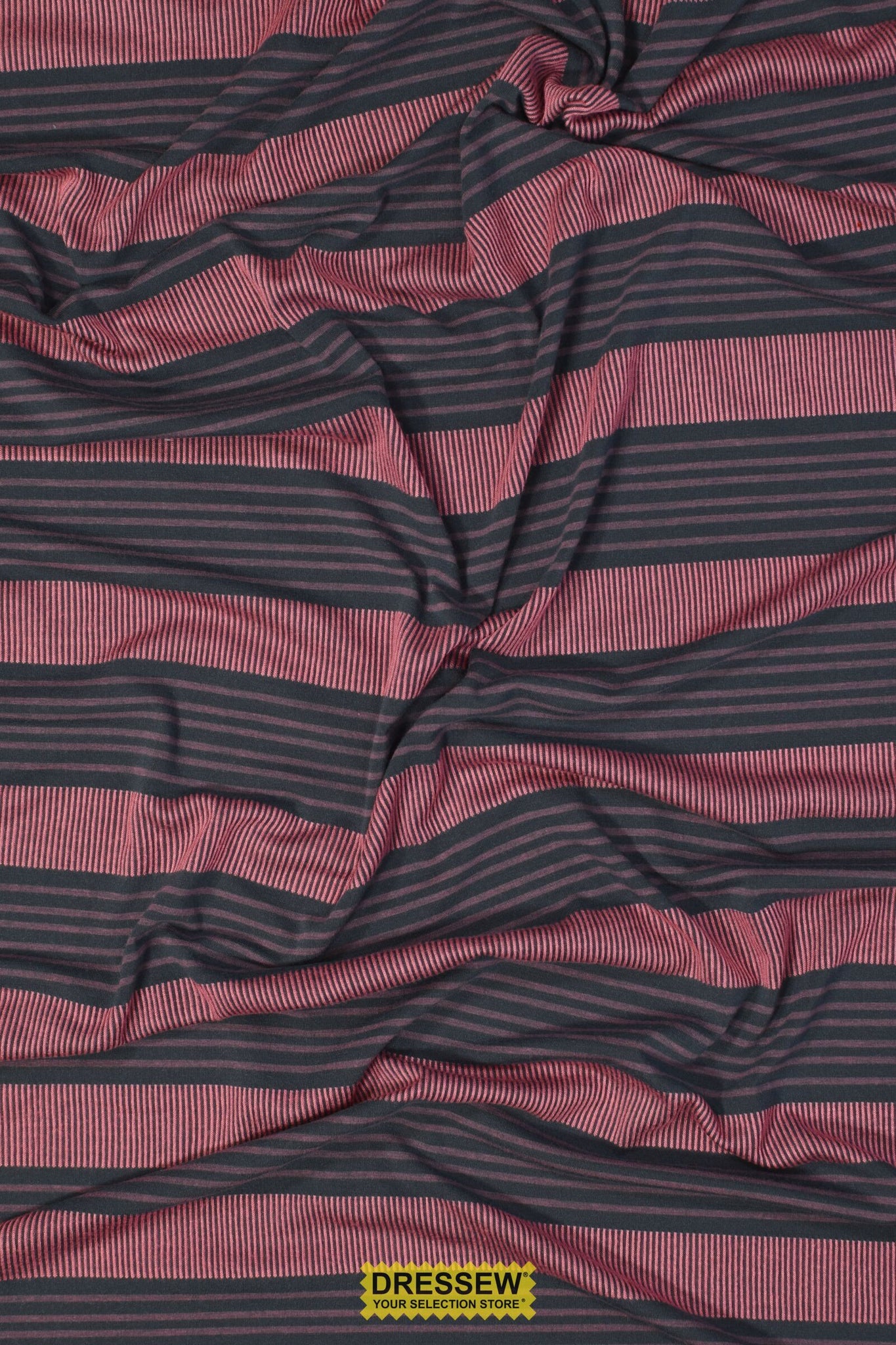 Klaus Stripe Knit Coal / Pink