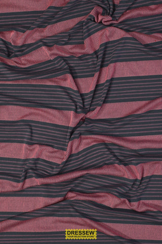Klaus Stripe Knit Coal / Pink