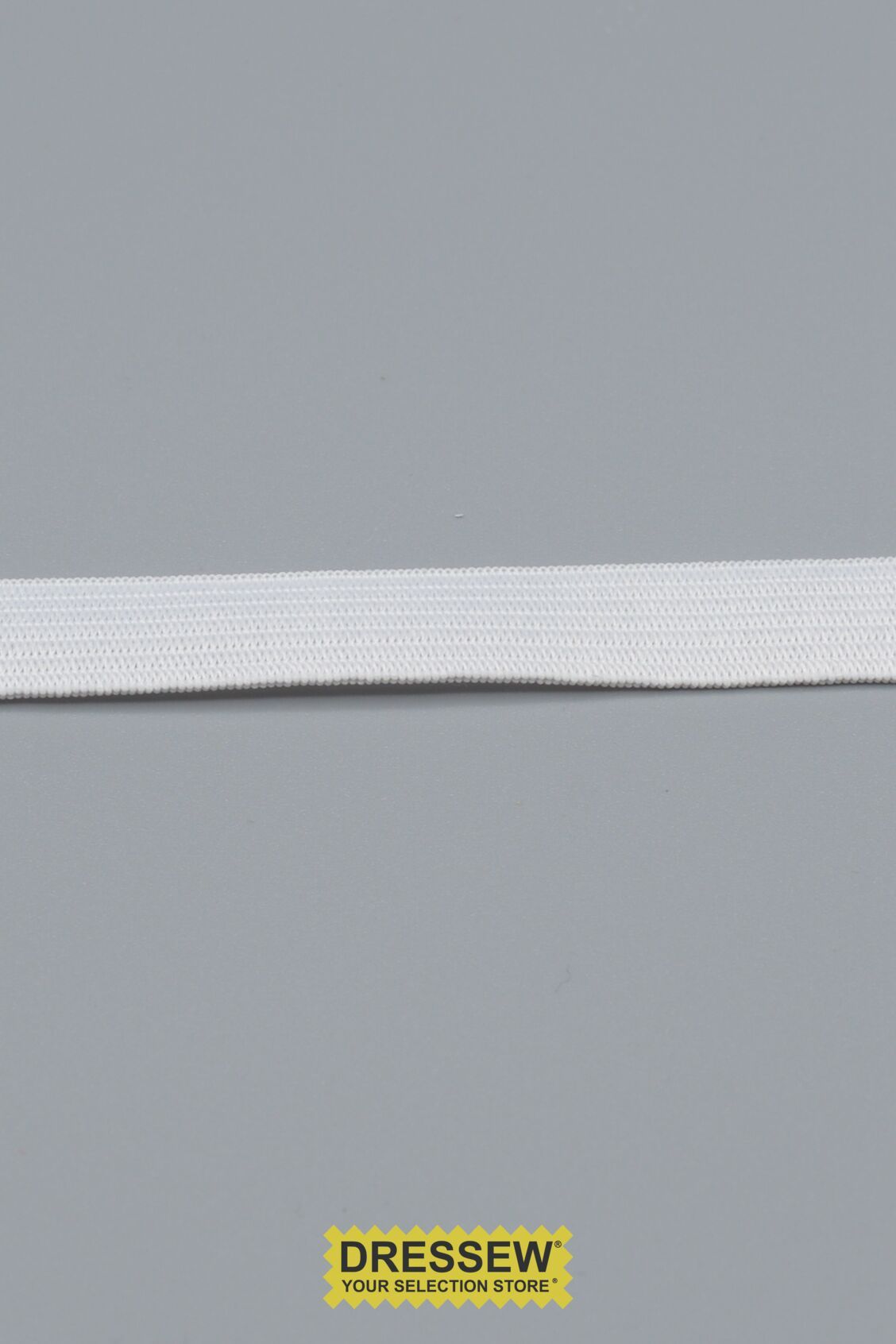 Knit Elastic 13mm (1/2") White