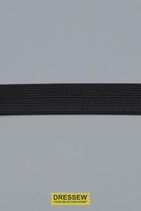Knit Elastic 19mm (3/4") Black