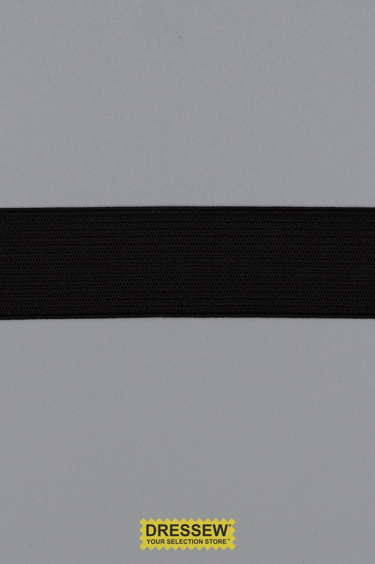 Knit Elastic 25mm (1") Black
