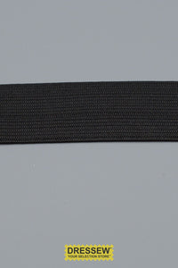 Knit Elastic 32mm (1-1/4") Black