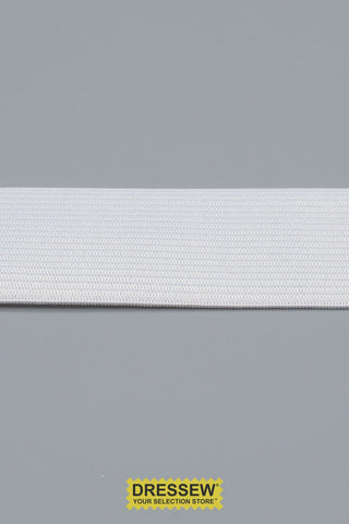 Knit Elastic 32mm (1-1/4") White