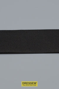 Knit Elastic 38mm (1-1/2") Black