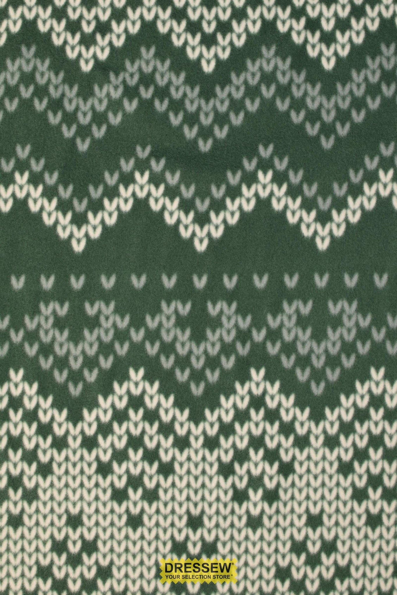 Knit Purl Polar Fleece Dark Sage / Ivory