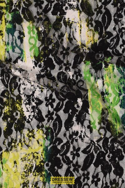 Lace Black / Lime