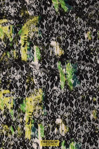 Lace Black / Lime