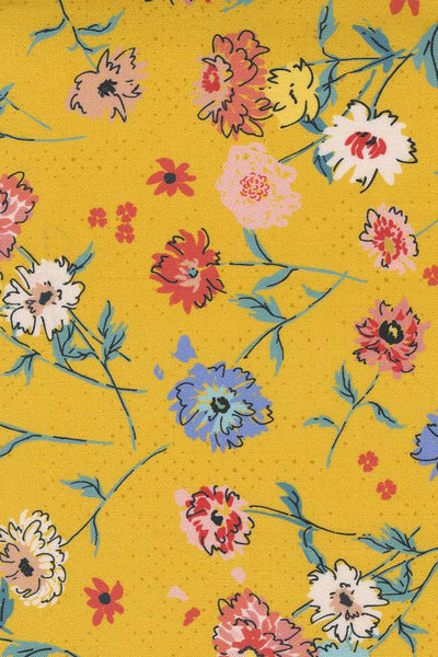 Lady Bird Full Bloom By Crystal Manning For Moda Saffron