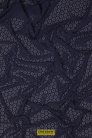 Laser Cut Fancy Navy