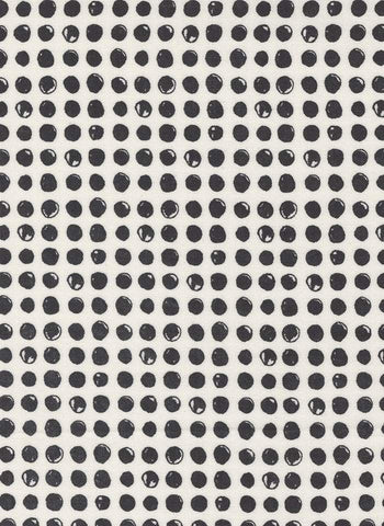 Late October Dots By Sweetwater For Moda Vanilla / Black