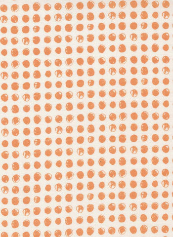 Late October Dots By Sweetwater For Moda Vanilla / Orange