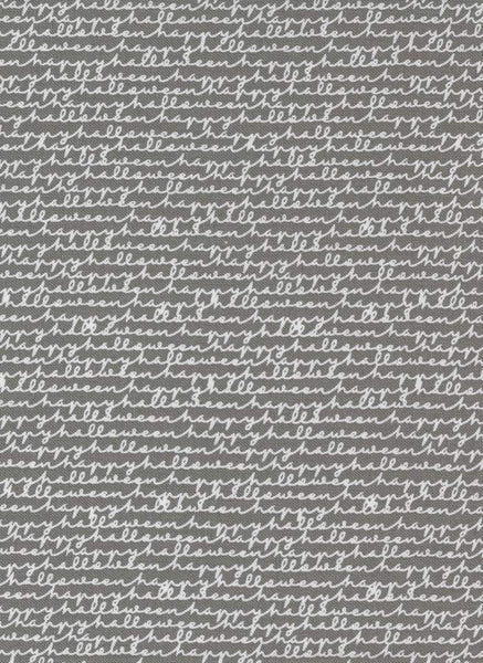 Late October Happy Halloween By Sweetwater For Moda Concrete