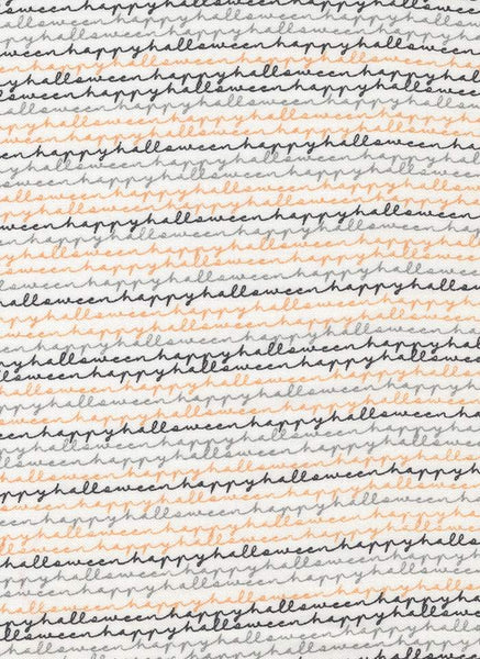 Late October Happy Halloween By Sweetwater For Moda Vanilla / Multi