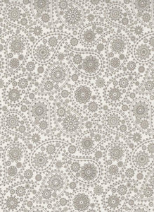 Late October Paisley By Sweetwater For Moda Vanilla / Concrete