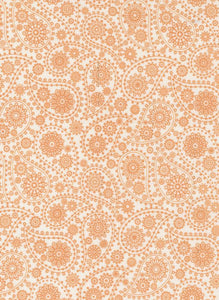 Late October Paisley By Sweetwater For Moda Vanilla / Orange