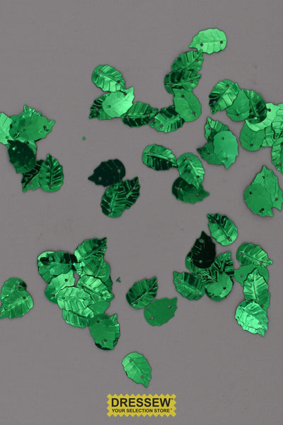 Leaf Sequins Small Kelly