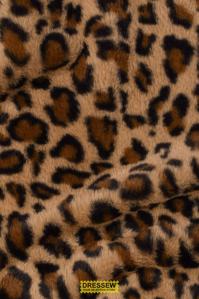 Leopard Faux Fur Brown / Black