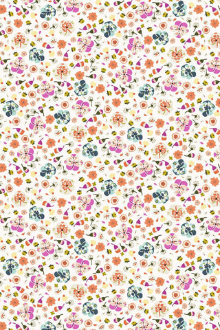 Life Finds A Way Bathed In Flowers By Cotton + Steel Enchanted