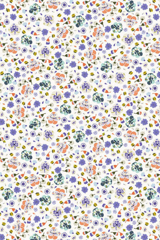 Life Finds A Way Bathed In Flowers By Cotton + Steel Majestic