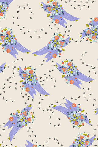 Life Finds A Way Don't Get Carried Away By Cotton + Steel Amethyst Shadow