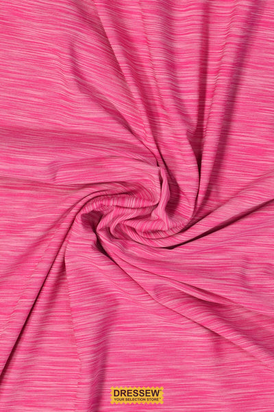Light Weight Jersey Lycra Fuchsia Mix
