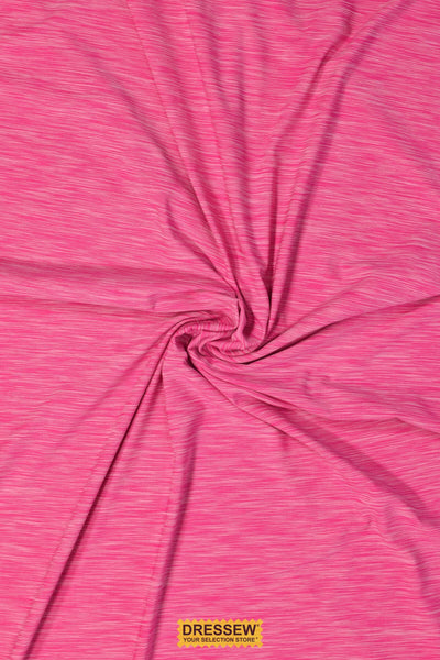 Light Weight Jersey Lycra Fuchsia Mix