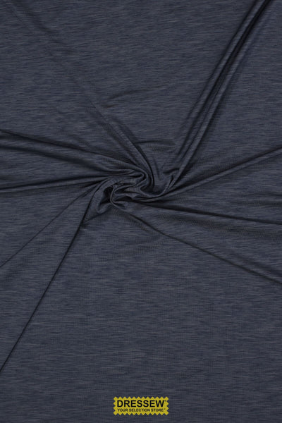 Light Weight Jersey Lycra Light Navy Melange