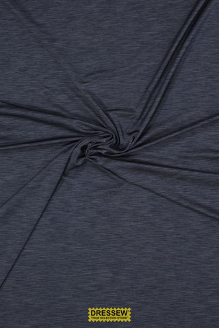 Light Weight Jersey Lycra Light Navy Melange