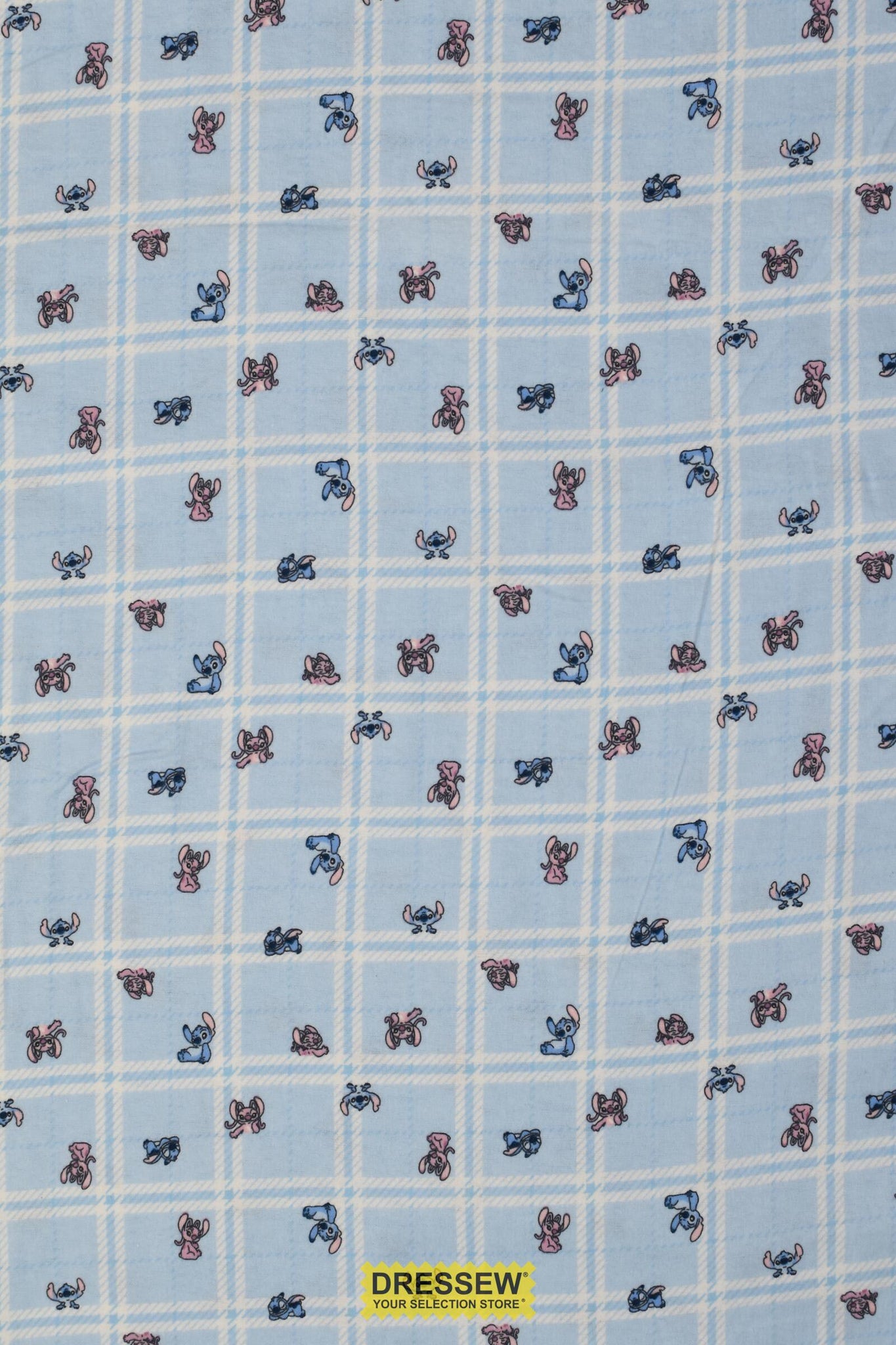 Lilo & Stitch Flannelette Light Blue / Multi