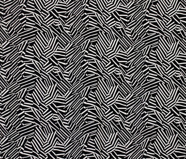 Line Art Taylor Twill Black / Ecru