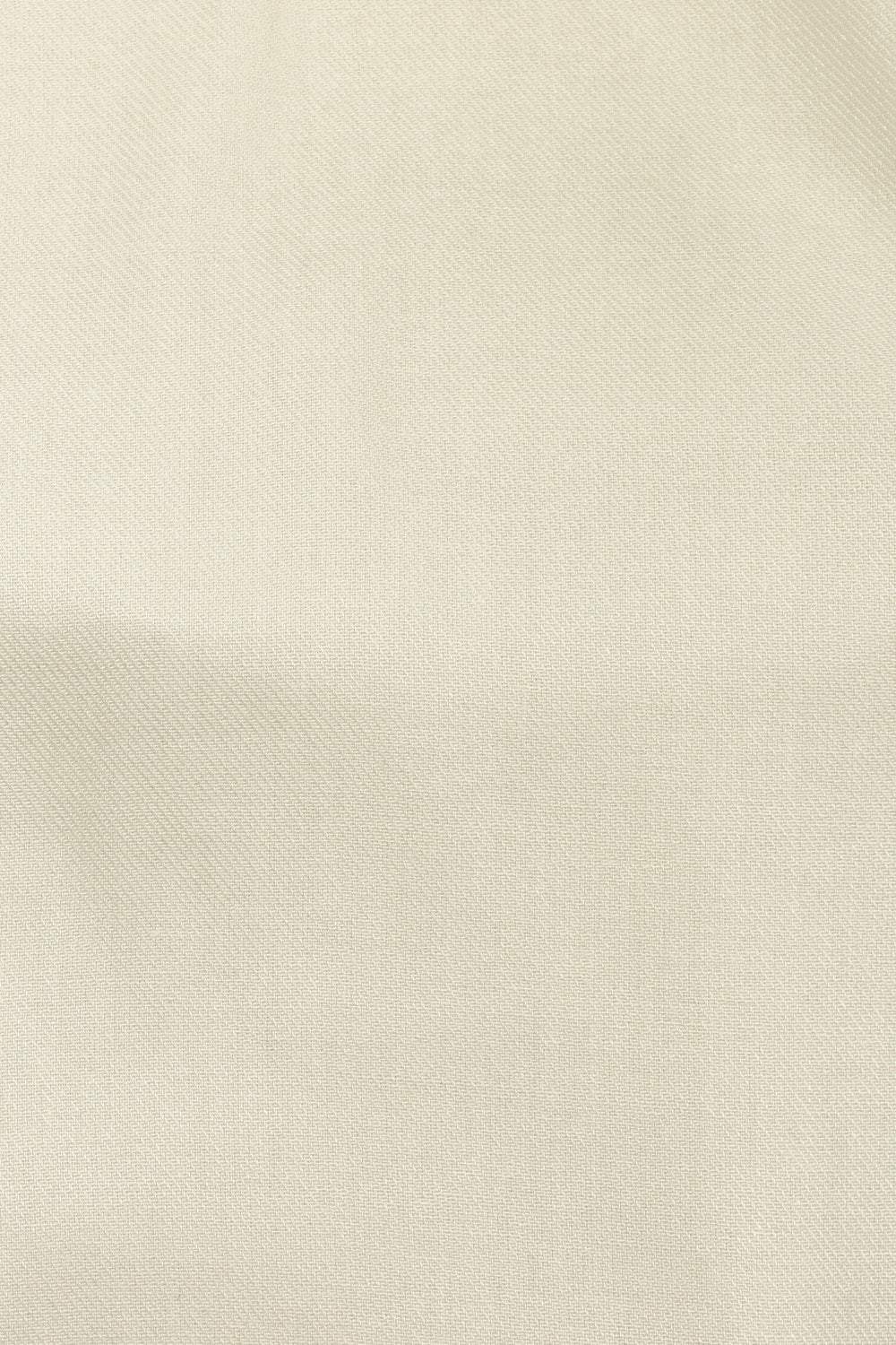 Linen Blend Twill Off White