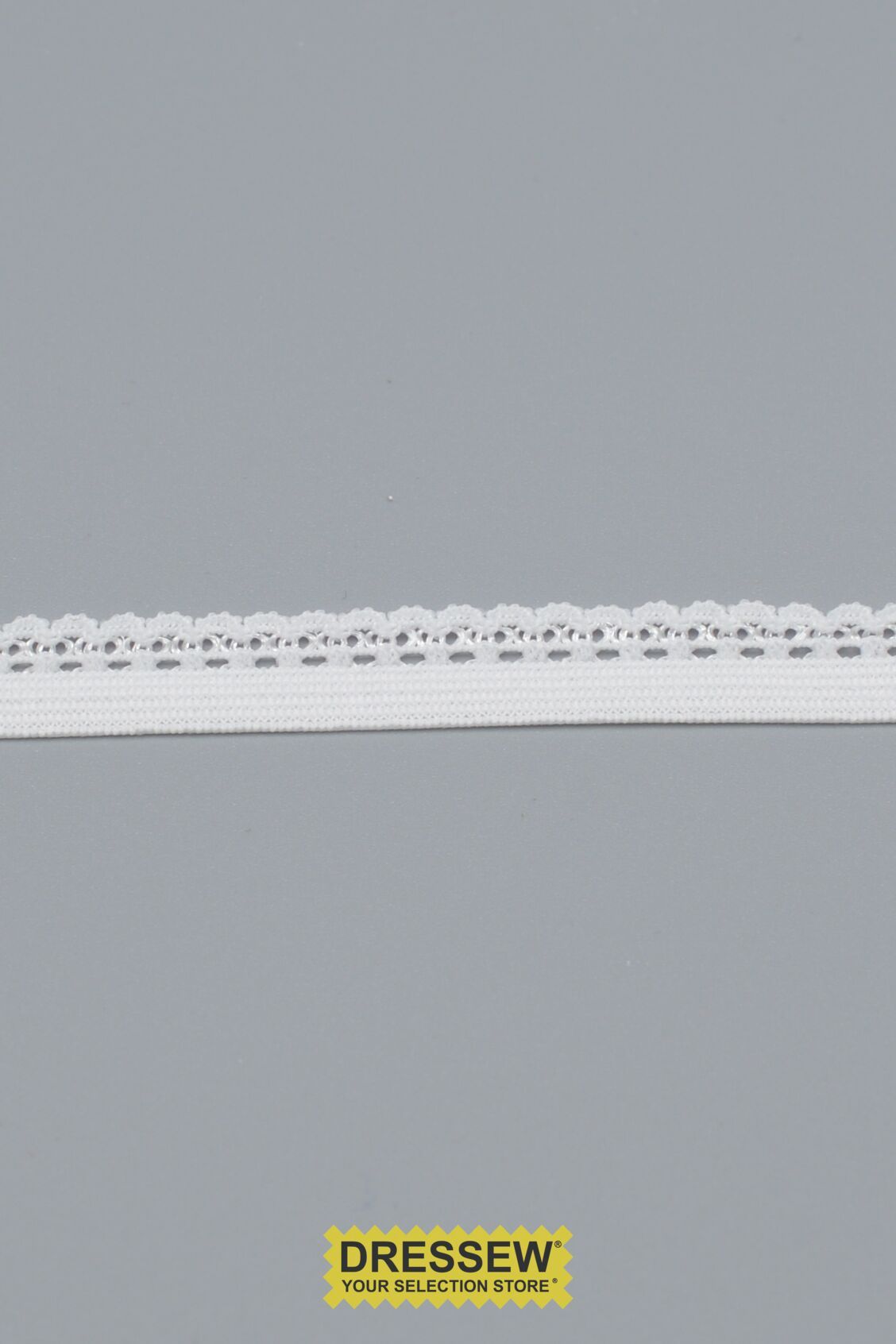 Lingerie Elastic 13mm White