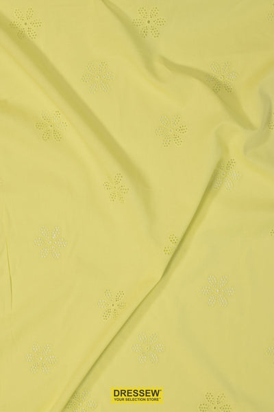 Lizzy Eyelet Chartreuse