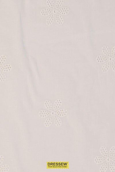 Lizzy Eyelet Off White