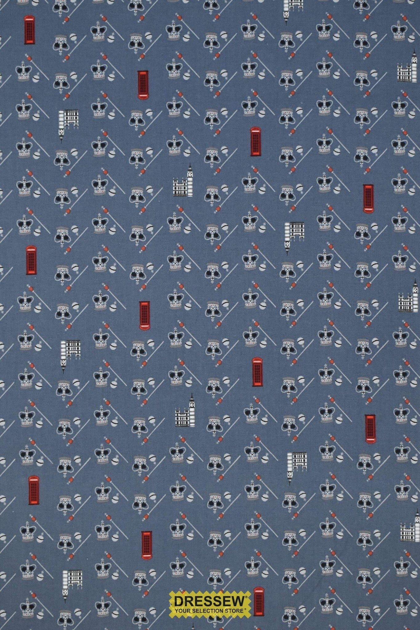 London Town HRH Cotton + Steel Blue