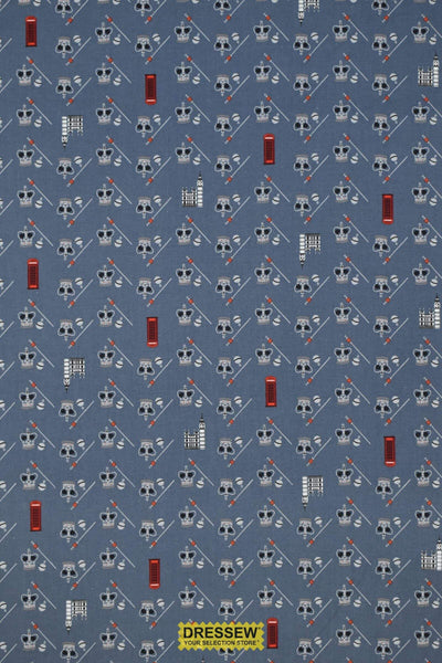 London Town HRH Cotton + Steel Blue