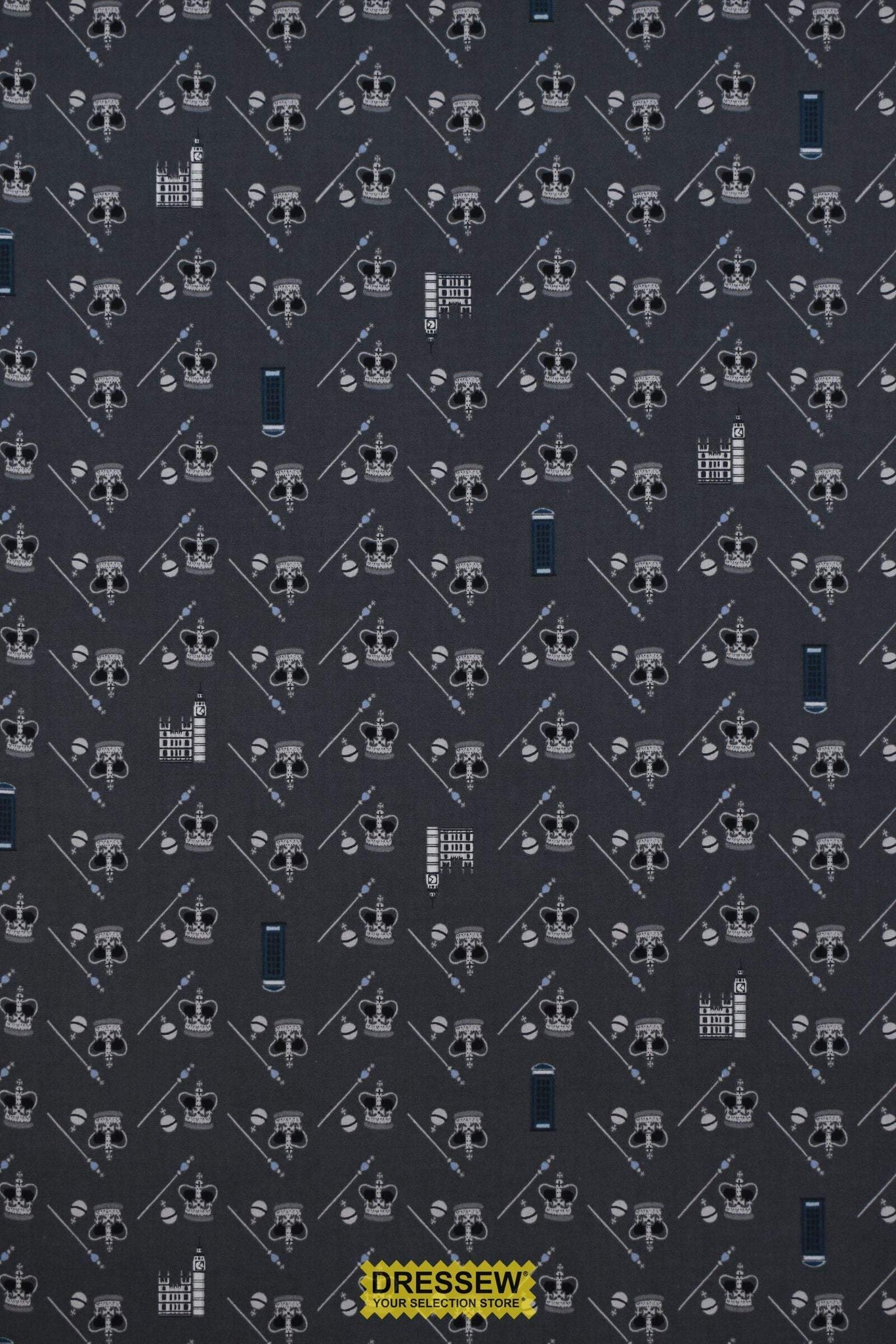 London Town HRH Cotton + Steel Grey