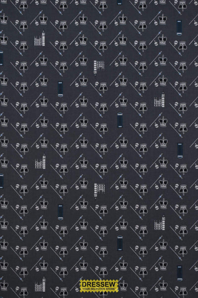 London Town HRH Cotton + Steel Grey