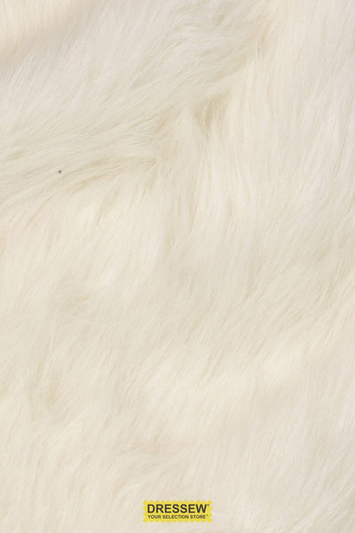 Long Hair Faux Fur White